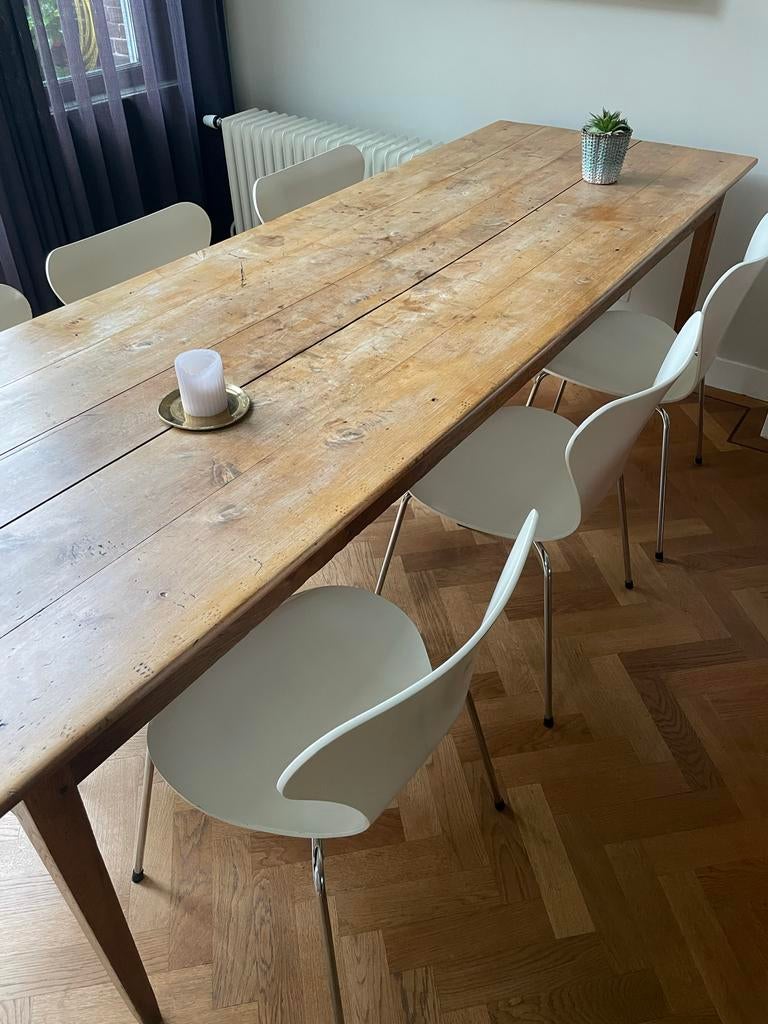 Fritz Hansen Vlinderstoel 1 stuk Design, Huis en Inrichting, Stoelen, Ophalen, Gebruikt, Twee, Wit