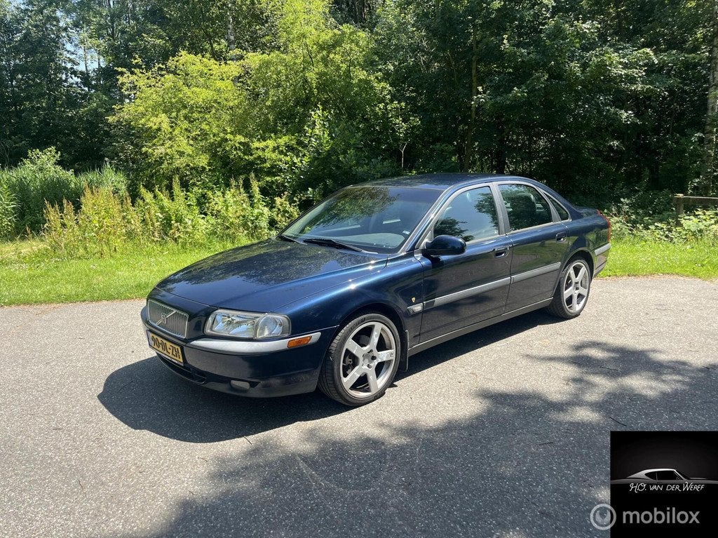 Volvo S80 2.4 Comfort, Automatische klimaatregeling, 1520 kg, Blauw, Origineel Nederlands