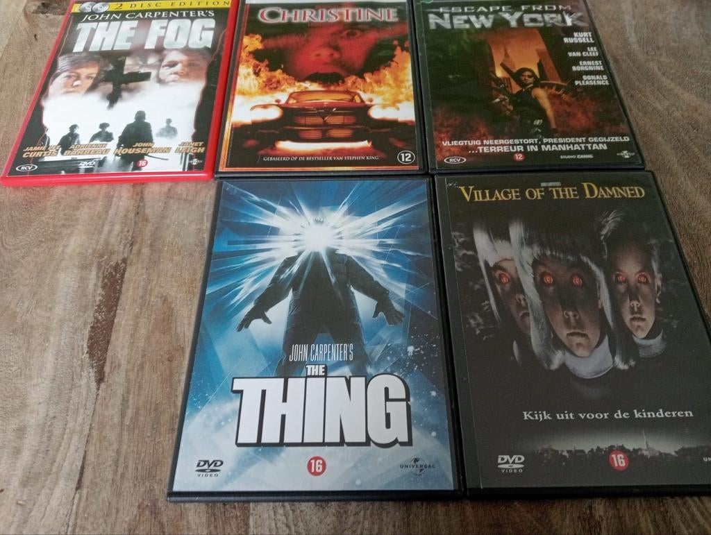 John Carpenter slimcase dvds, Cd's en Dvd's, Dvd's | Horror, Alle leeftijden, Ophalen of Verzenden, Zo goed als nieuw, Overige genres