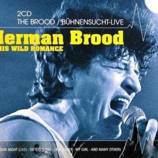 2CD: Herman Brood – The Brood + Bühnensucht-Live (ZGAN), Ophalen of Verzenden, Zo goed als nieuw, Poprock