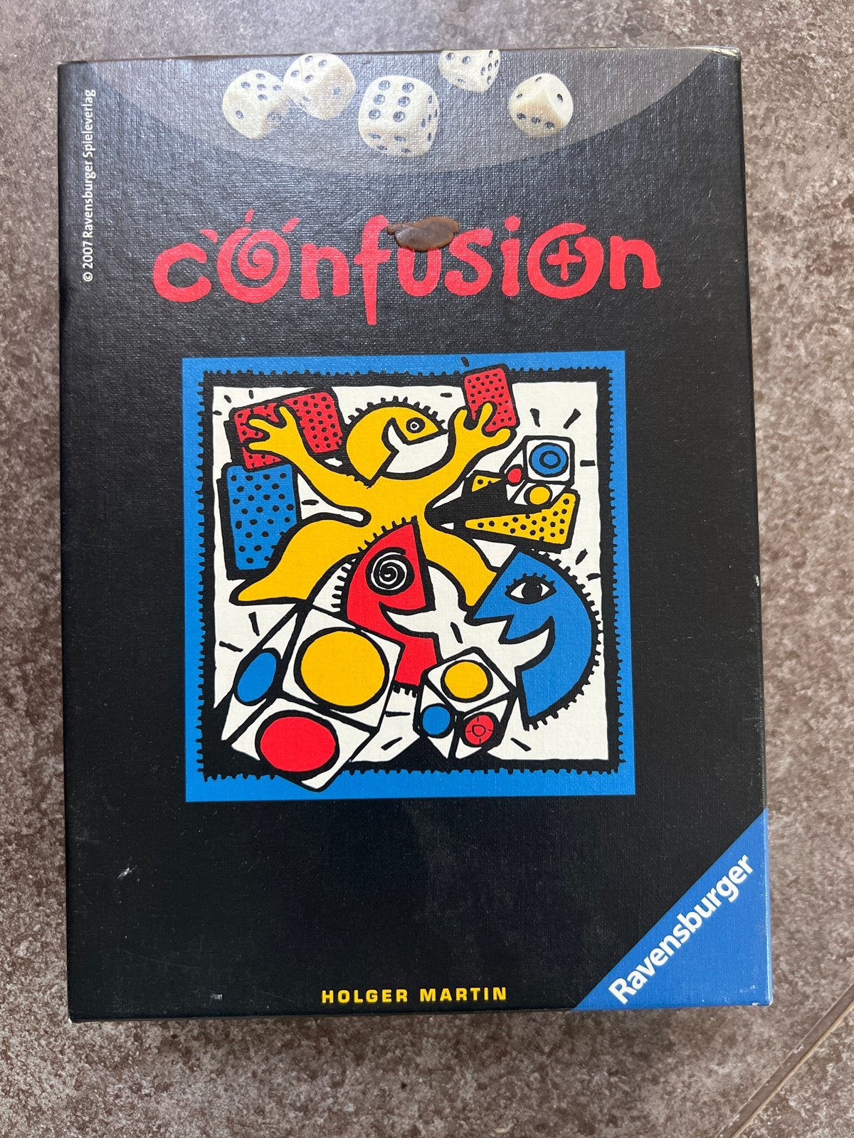 Confusion bordspel van Ravensburger, Drie of vier spelers, Ophalen of Verzenden, Gebruikt