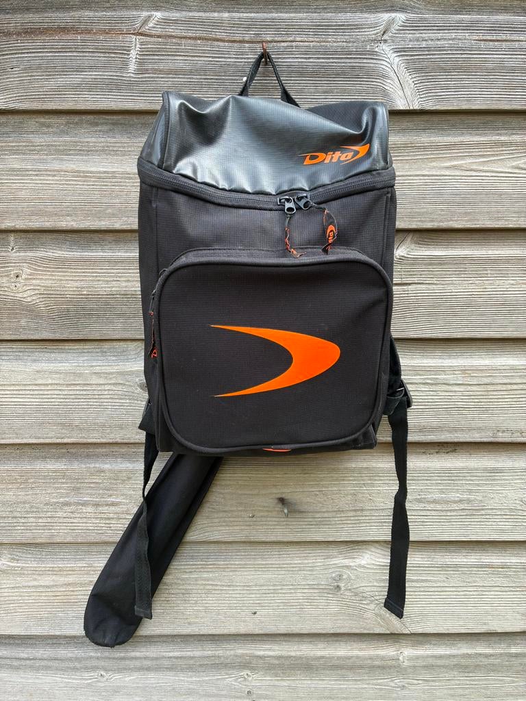 Dita Hockey Rugzak - Zwart met Oranje Details, Ophalen of Verzenden, Gebruikt, Tas