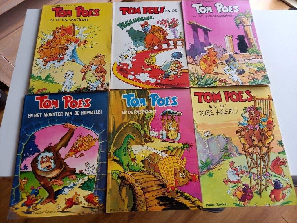 Marten Toonder: 6x Tom Poes  (1e druk), Meerdere stripboeken, Ophalen of Verzenden, Gelezen