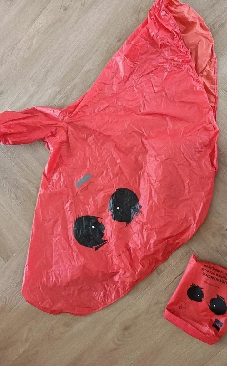 Kids Poncho Jip en Janneke, maat 110/128, Ophalen of Verzenden