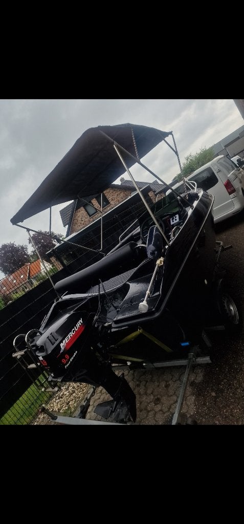 Mirine 470 deluxe, Overige merken, 15 pk, Buitenboordmotor, Zo goed als nieuw