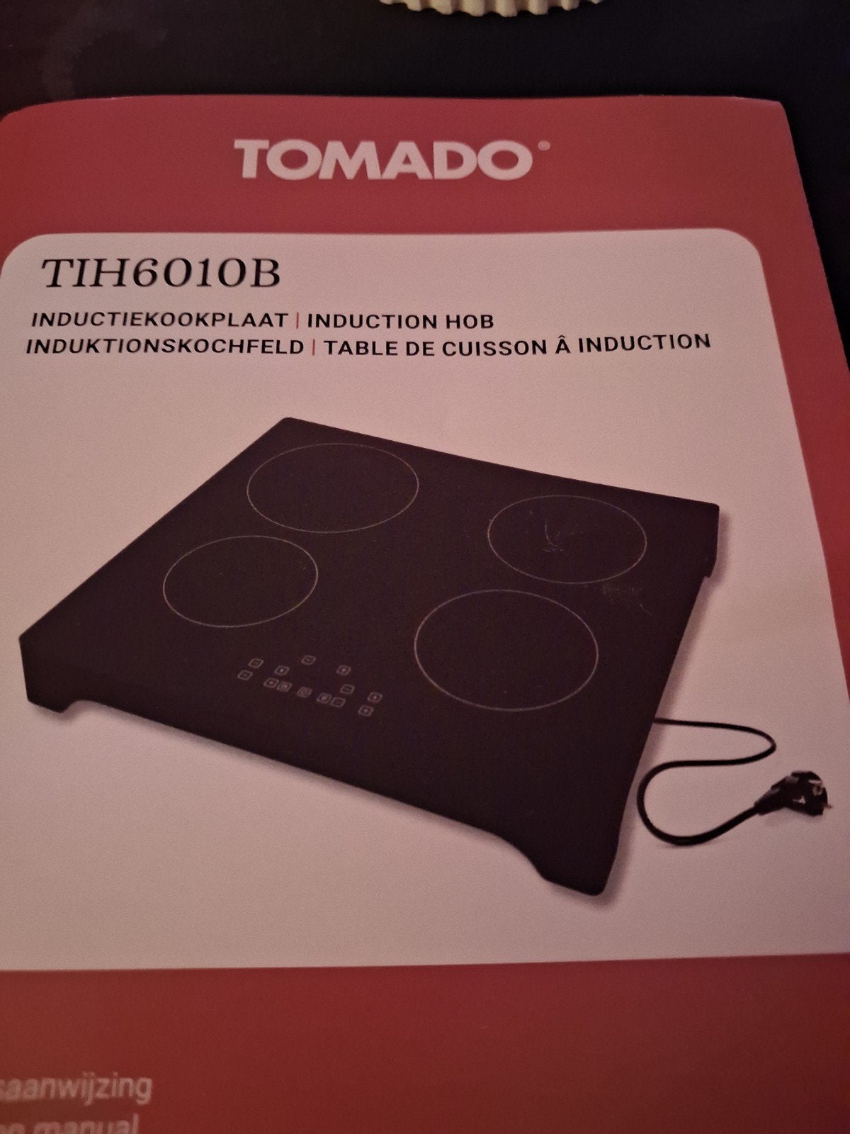 Tomado TIH6010B Inductiekookplaat - 4 zones, Ophalen, Nieuw, 4 kookzones, Inductie