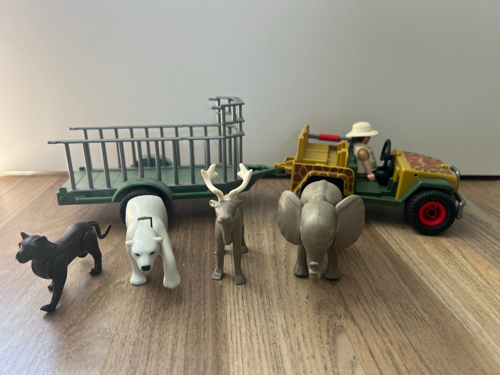 Playmobil Safari Jeep met aanhanger en dieren, Kinderen en Baby's, Speelgoed | Playmobil, Ophalen, Gebruikt