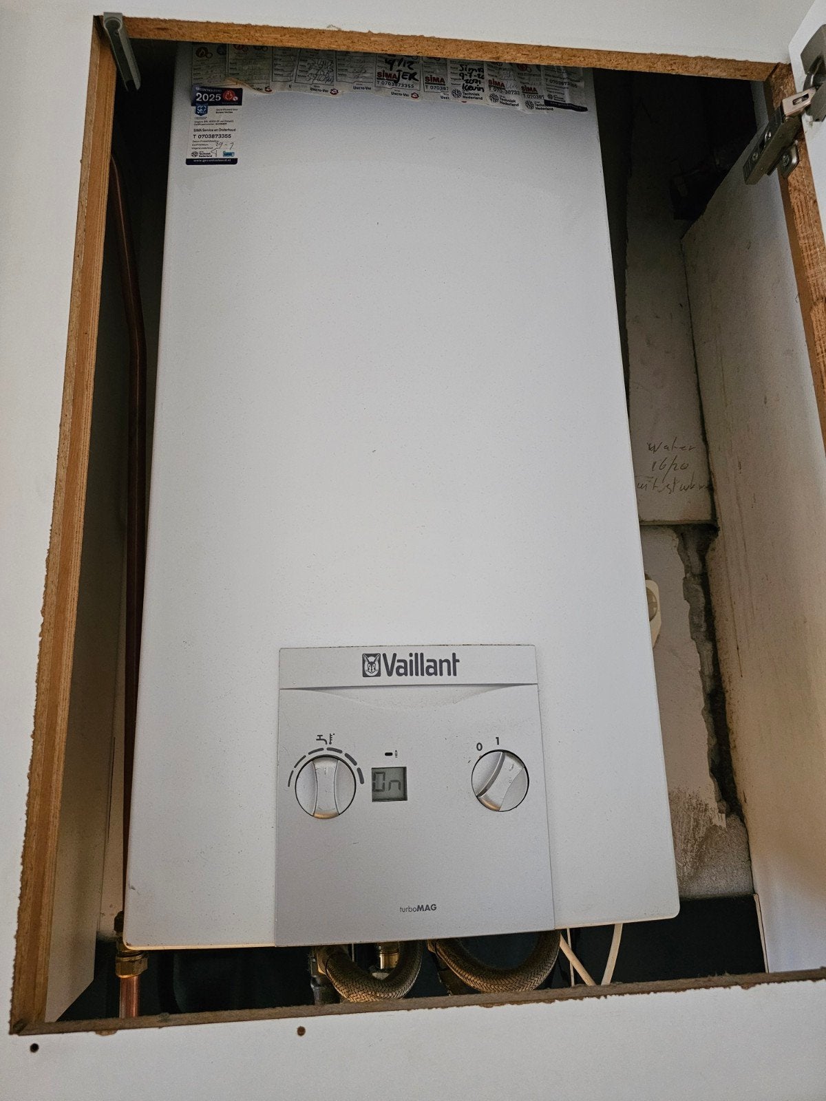 Badgeiser Vaillant turboMAG, Doe-het-zelf en Verbouw, Ophalen, Gebruikt, Aardgas, Minder dan 20 liter