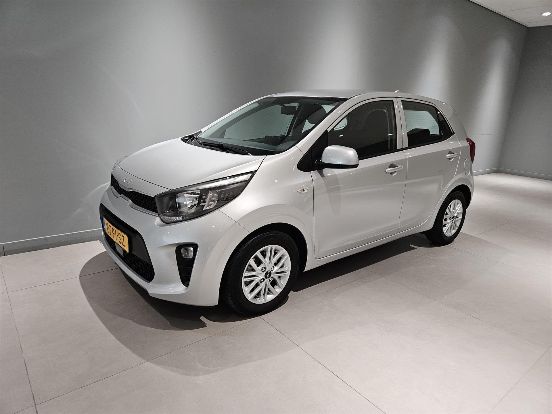 KIA Picanto 1.0 DPi 67pk 4-zits DynamicLine Airco/ Cruise/ L, 12 maanden, Stof, Gebruikt, 4 stoelen