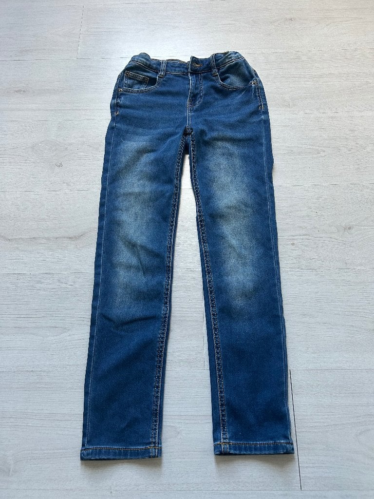 Mt 152 broek jeans gevoerde spijkerbroek thermo, Ophalen of Verzenden, Zo goed als nieuw, Meisje, Broek