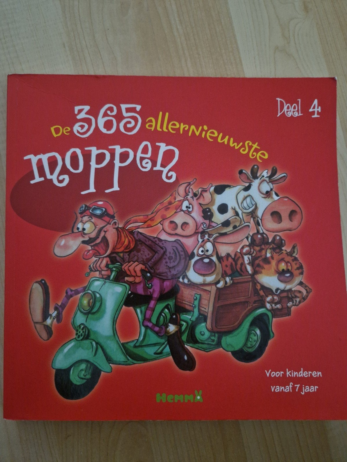 De 365 allernieuwste moppen - Deel 4, Boeken, Ophalen of Verzenden, Zo goed als nieuw, Ingrid Rufland-Girard, Moppen