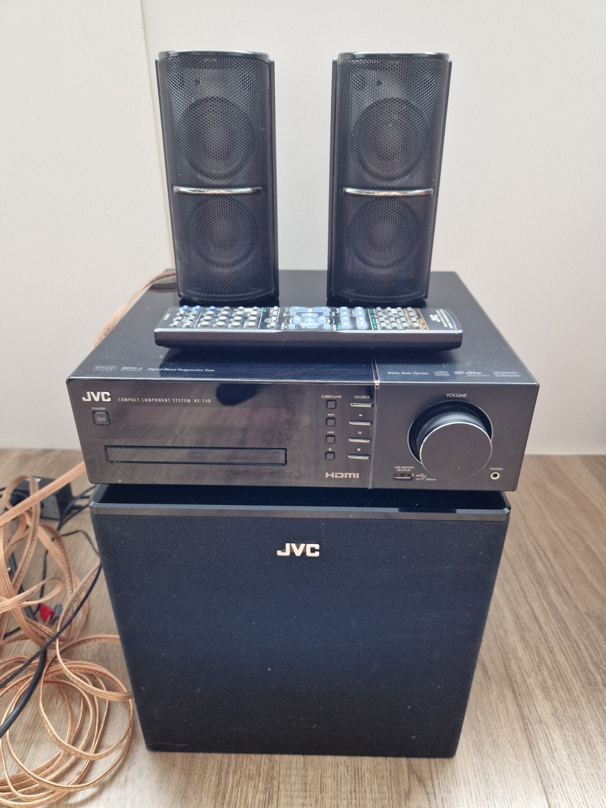 JVC NX-F3 Home Cinema Set | 2.1 Surround System met HDMI, Ophalen, Gebruikt, JVC, 2.1-systeem