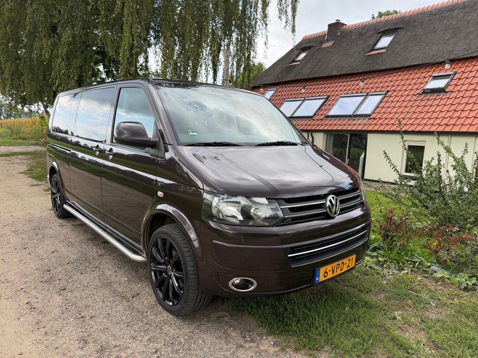 Volkswagen Transporter ultimate edition 6 pers marge, Euro 5, Zwart, 4 cilinders, Bruin