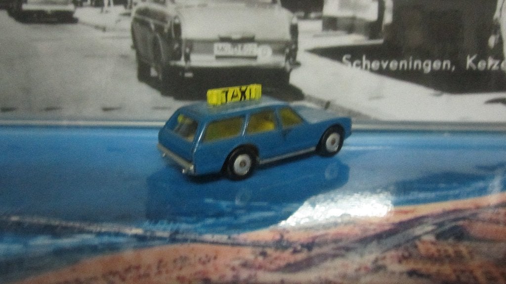 Vintage Siku Taxi Stationwagen - Blauw, Hobby en Vrije tijd, Ophalen of Verzenden, Gebruikt, Auto, SIKU