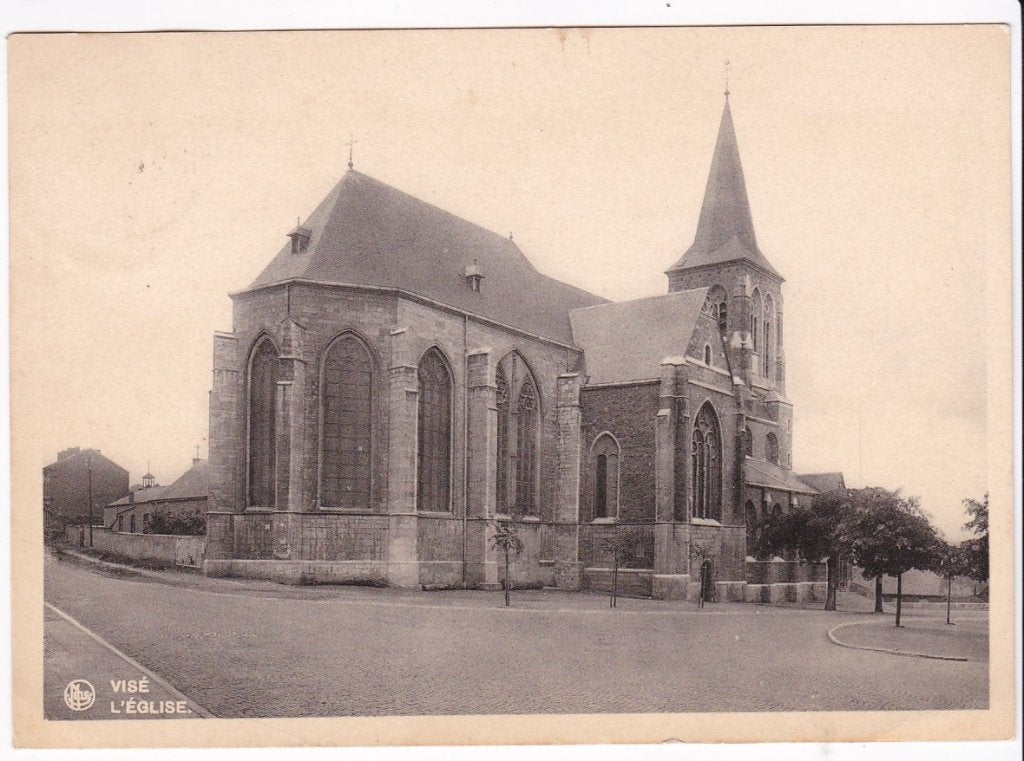 Visé (B) Le Eglise -fotokaart ca. 1950., Ophalen, 1940 tot 1960, Gelopen, Luik