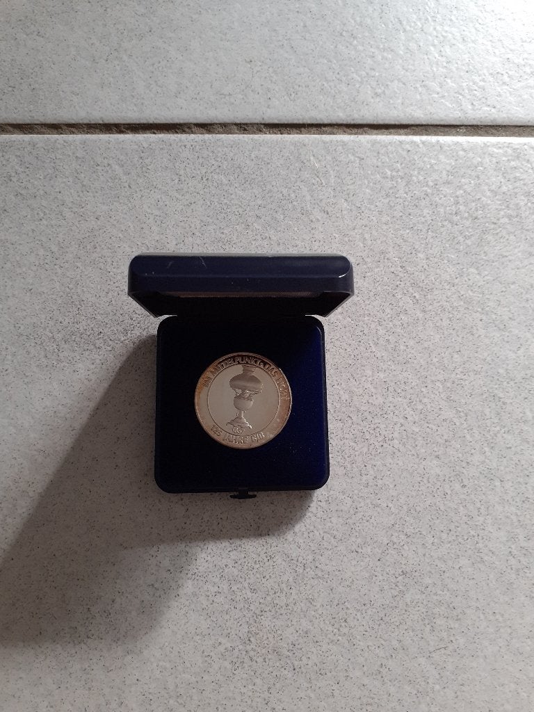 Herdenkingsmunt 125 jaar BJB, Ophalen of Verzenden, Overige materialen, Buitenland