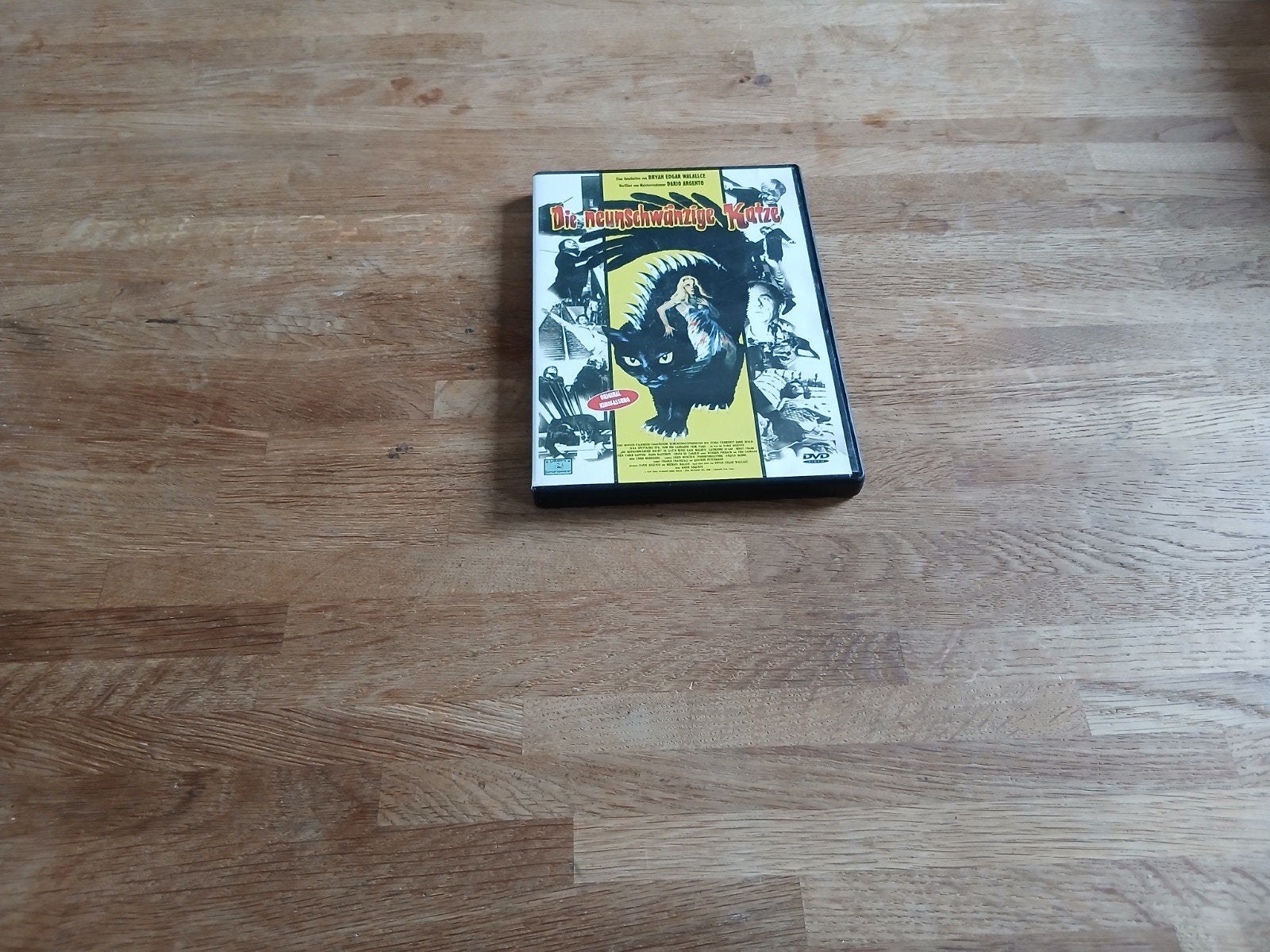 Die neunschwänzige Katze Dvd 1970 Dario Argento Edgar Wallac, Alle leeftijden, Ophalen of Verzenden, Zo goed als nieuw, Overige genres