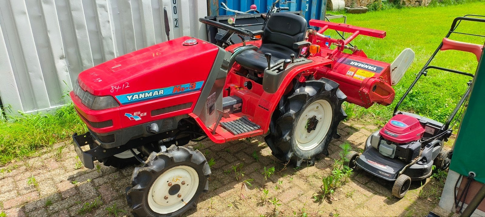 Yanmar KE-3 Minitraktor met frees - Start en loopt 100%!, Ophalen, Gebruikt, Overige soorten, Yanmar