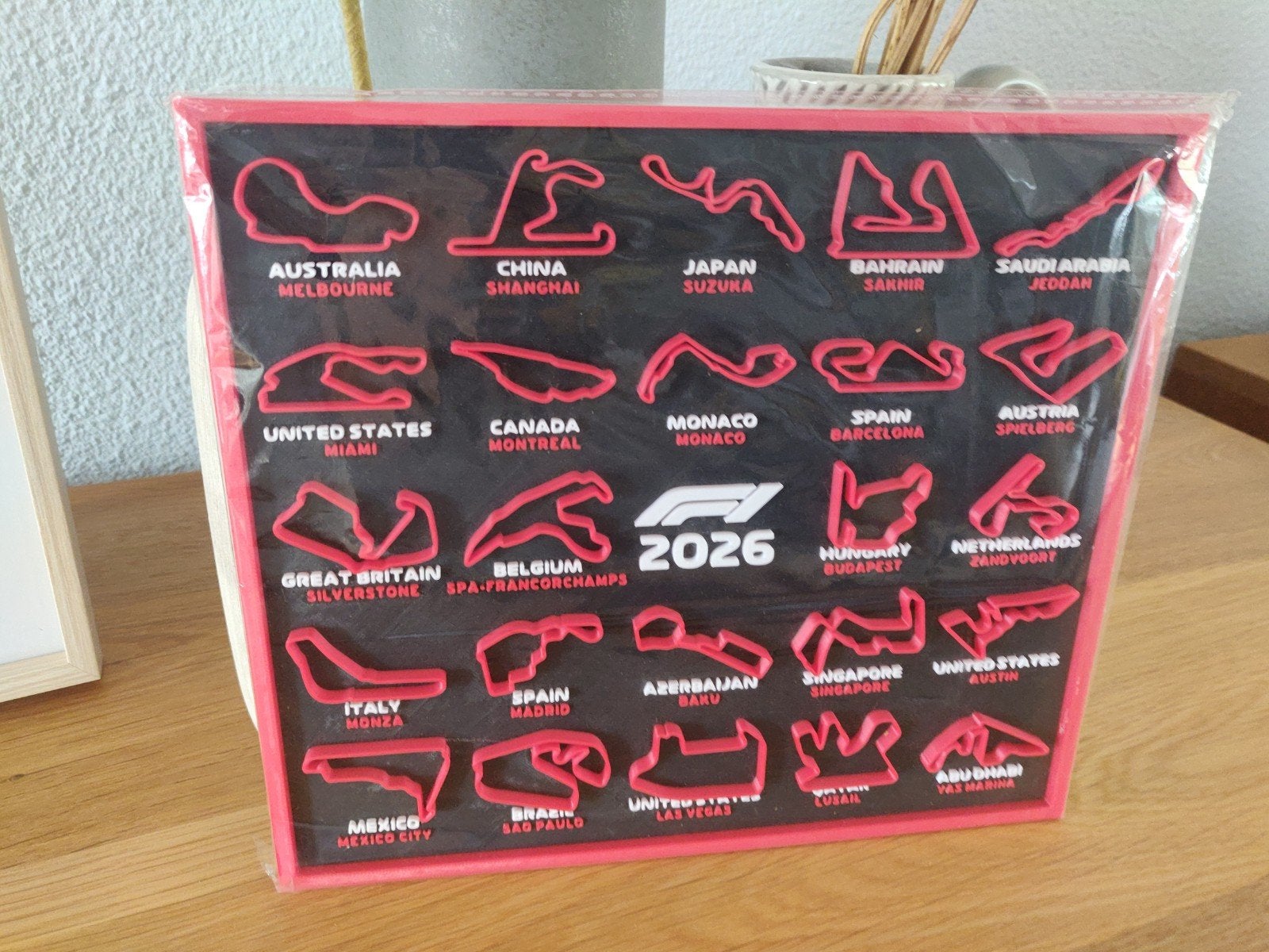3D plaquette circuits Formule 1 2026, nieuw in plastic, Ophalen of Verzenden, Nieuw, Formule 1