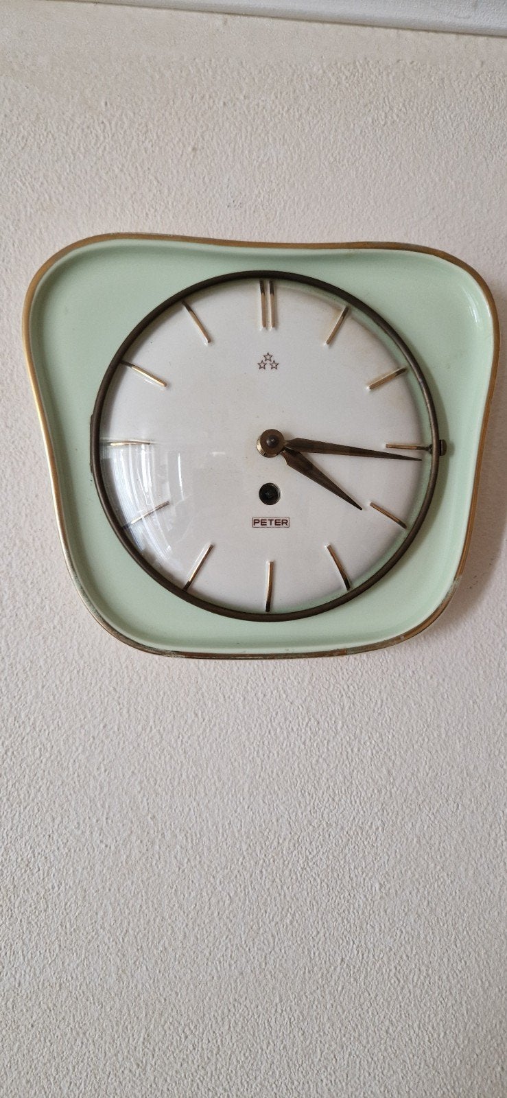 Vintage keukenklok, Huis en Inrichting, Woonaccessoires | Klokken, Ophalen of Verzenden, Wandklok