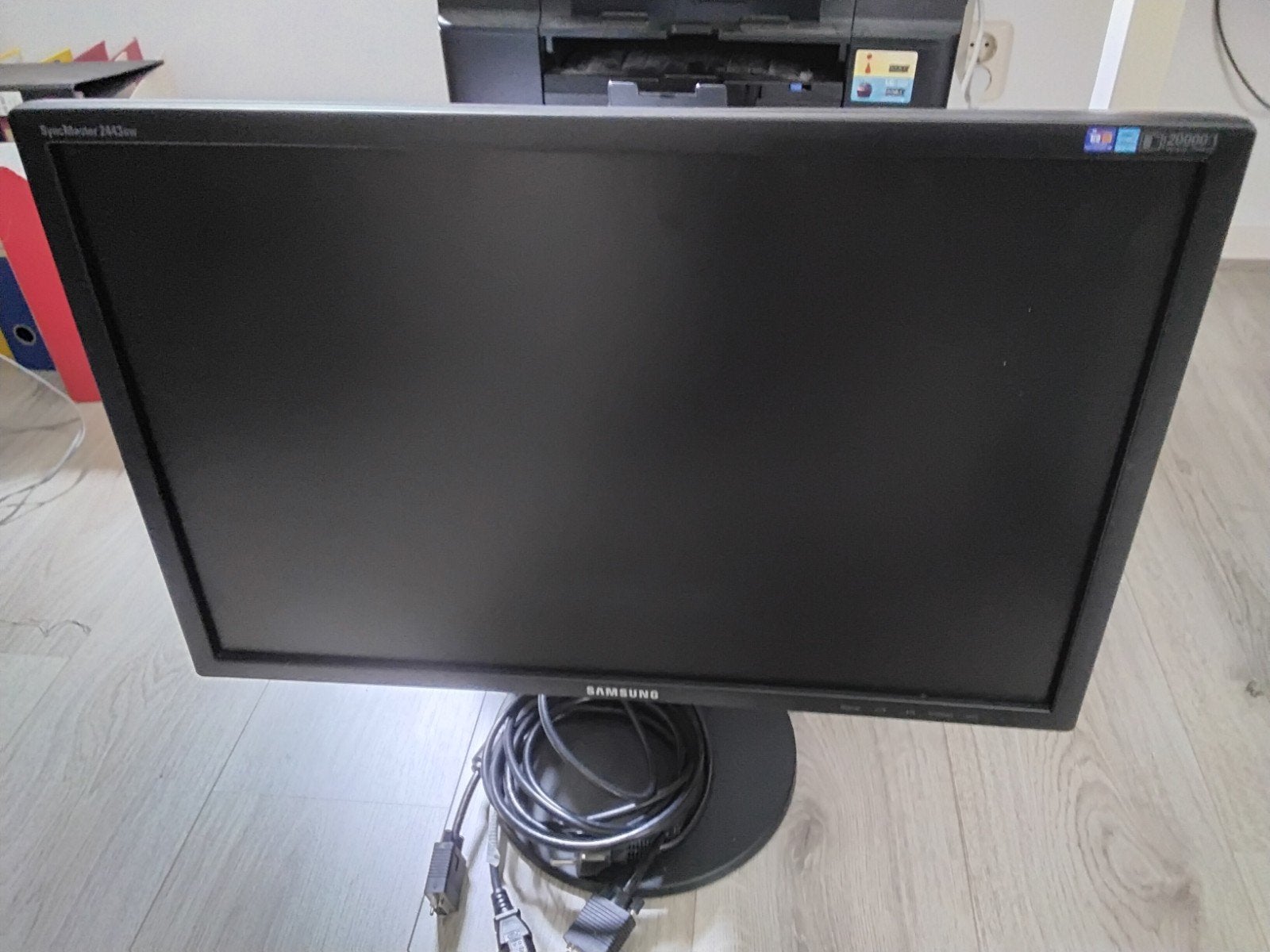 Samsung SyncMaster 2443BW 24 inch monitor, Ophalen, Full HD, 60 Hz of minder, DVI