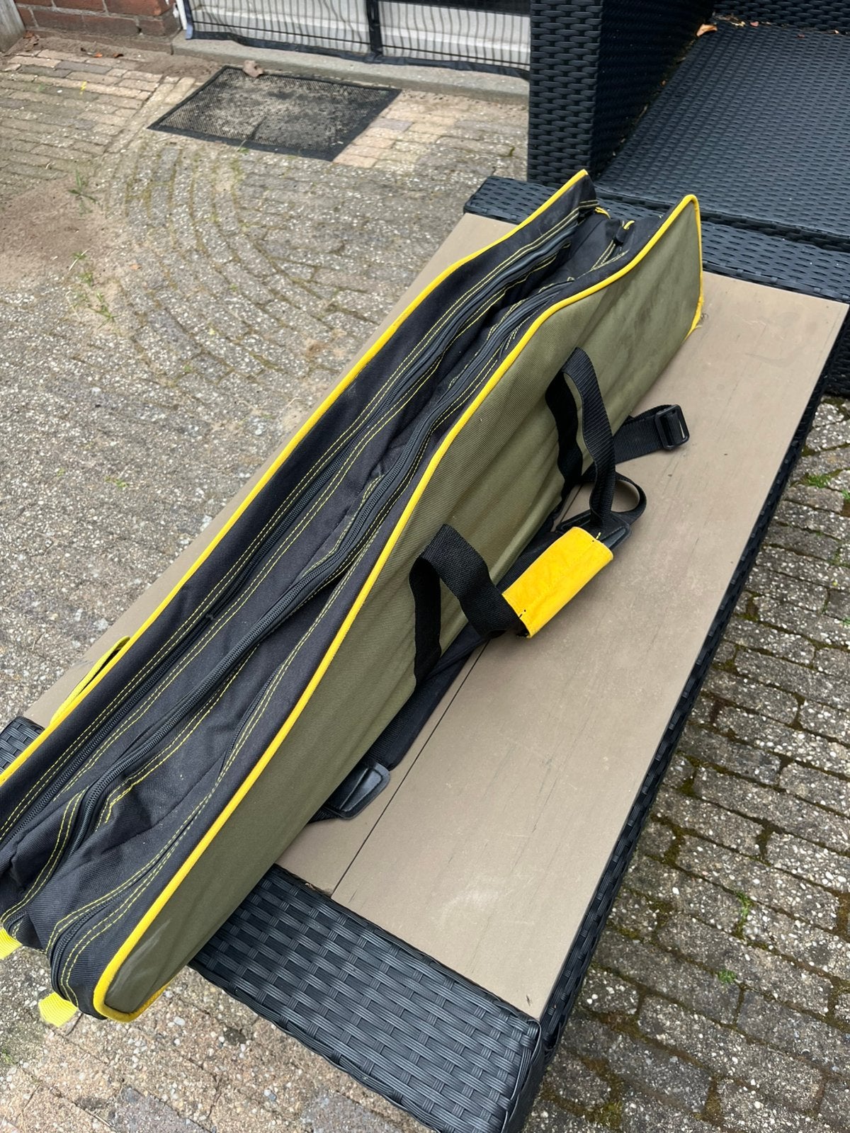 Zebco Hengeltas met 4 Vakken - Super Handig!, Ophalen, Gebruikt, Koffer of Tas