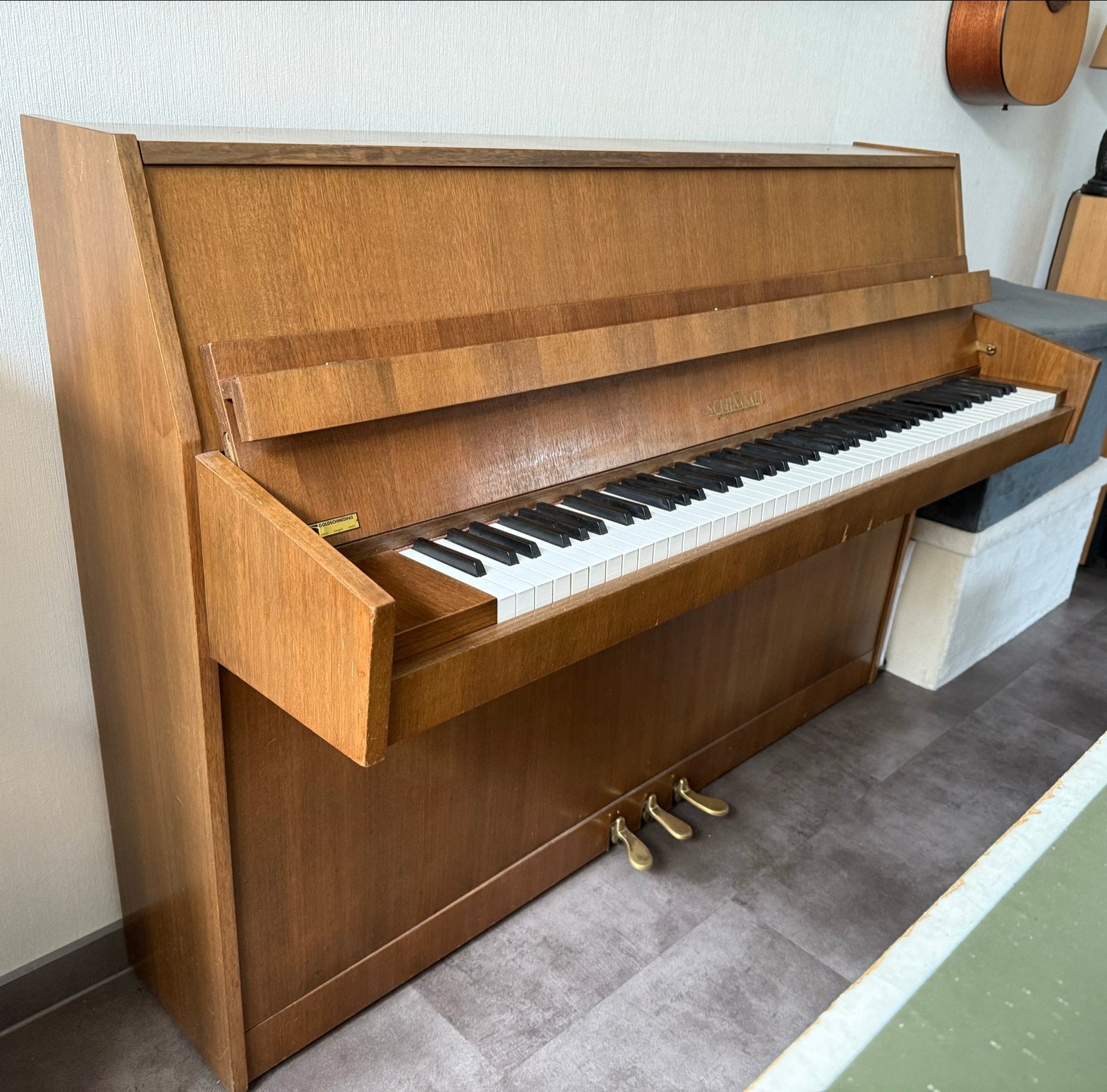 Schimmel 104 Piano uit 1974, Ophalen, Gebruikt, Bruin, Piano