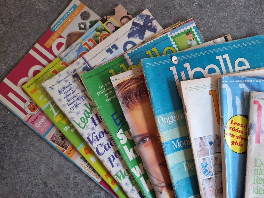 9 oude Libelle Tijdschriften, Ophalen of Verzenden