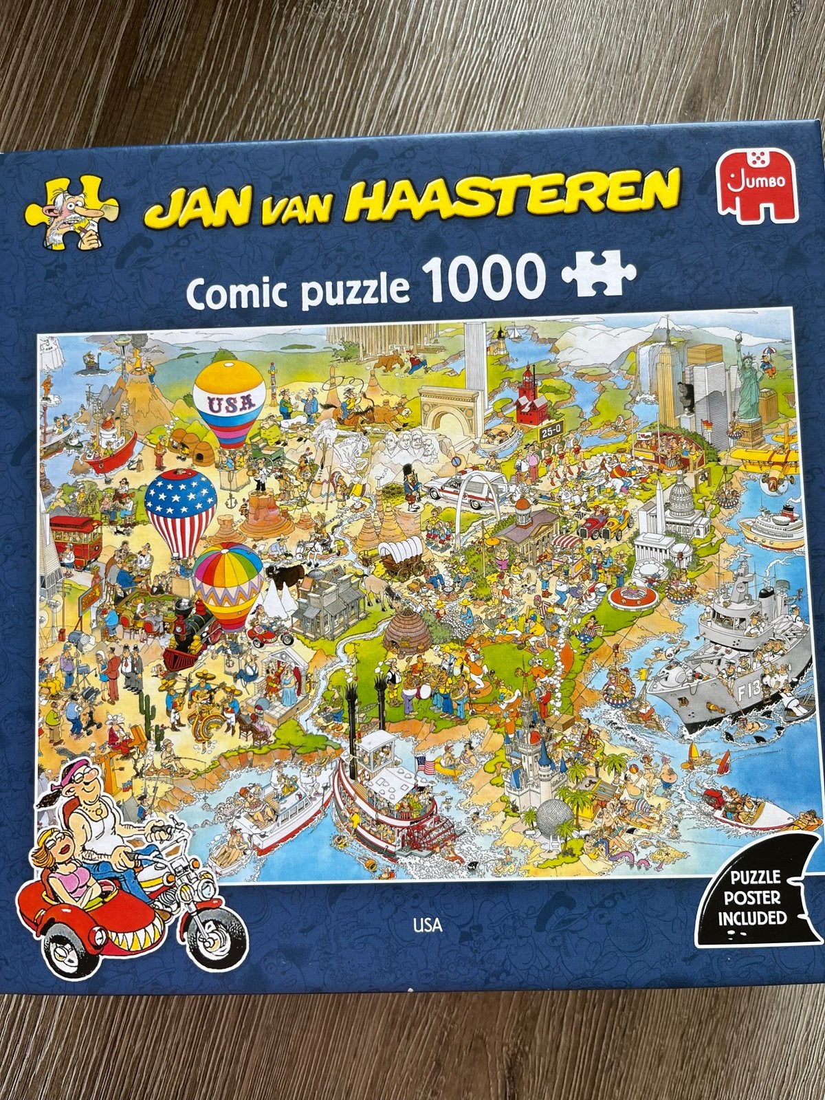 Jan van Haasteren Comic Puzzel 1000 stukjes - USA