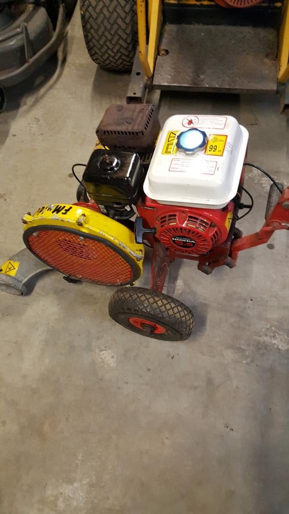 Kwh bladblazer, Ophalen, Gebruikt, Benzine
