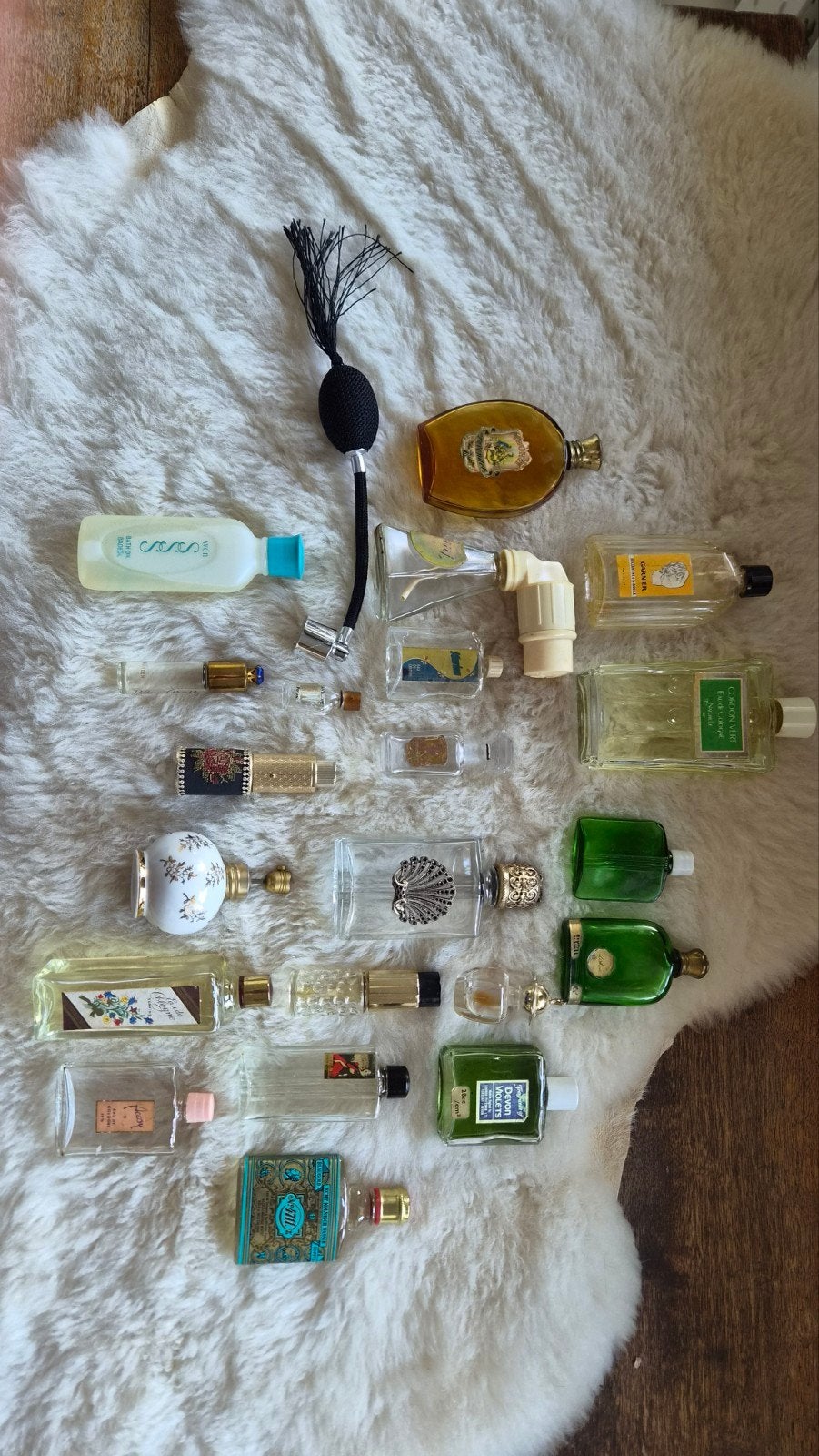 Verzameling van 21 Oude Parfumflesjes en Verstuivers, Verzamelen, Ophalen of Verzenden, Gebruikt, Parfumfles