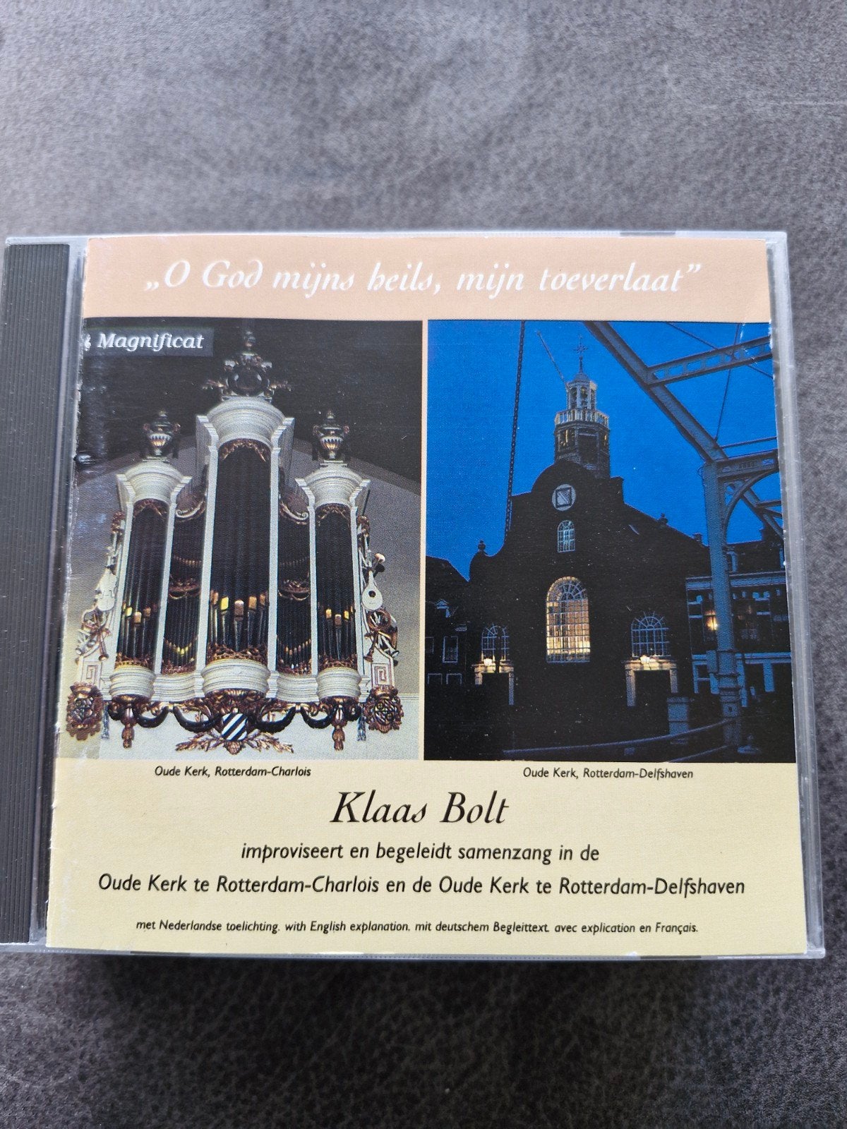 Samenzang CD Klaas Bolt - Oude Kerk Rotterdam, Ophalen of Verzenden, Gebruikt, Album, Vocaal