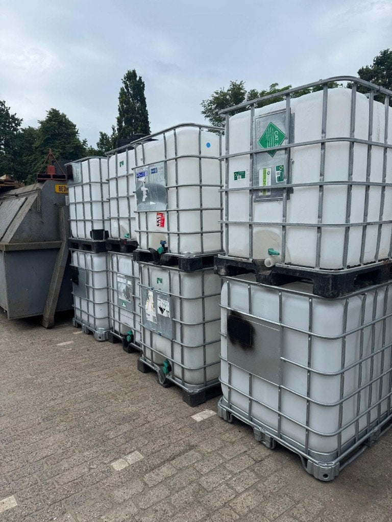 IBC Container 1000 liter – Gereinigd – Direct beschikbaar, Tuin en Terras, Regentonnen, Ophalen, Met kraantje, 150 liter of meer