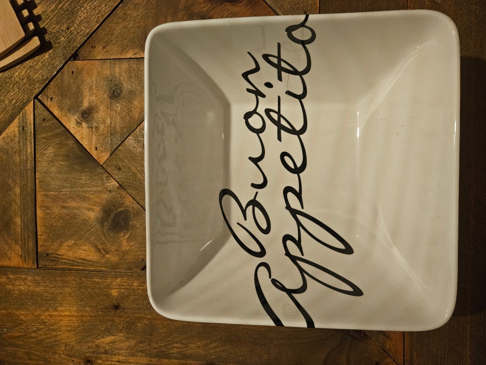 Grote Riviera Maison schaal 'Bon Appetito' - Nieuw!, Ophalen of Verzenden