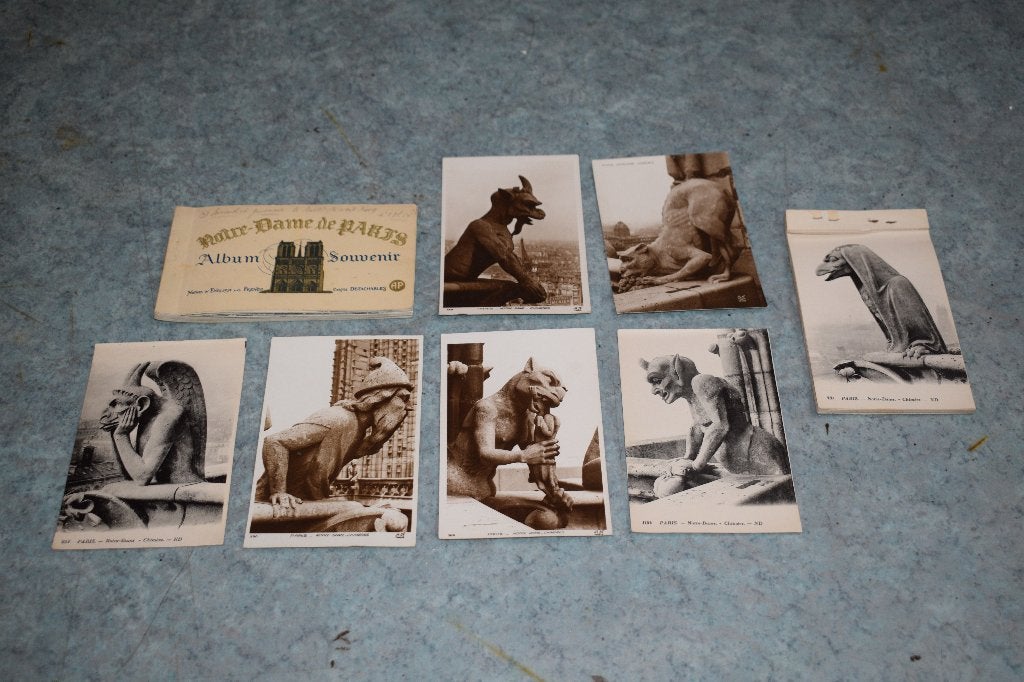 Lot postkaart Notre Dame Paris 1930, Ophalen of Verzenden