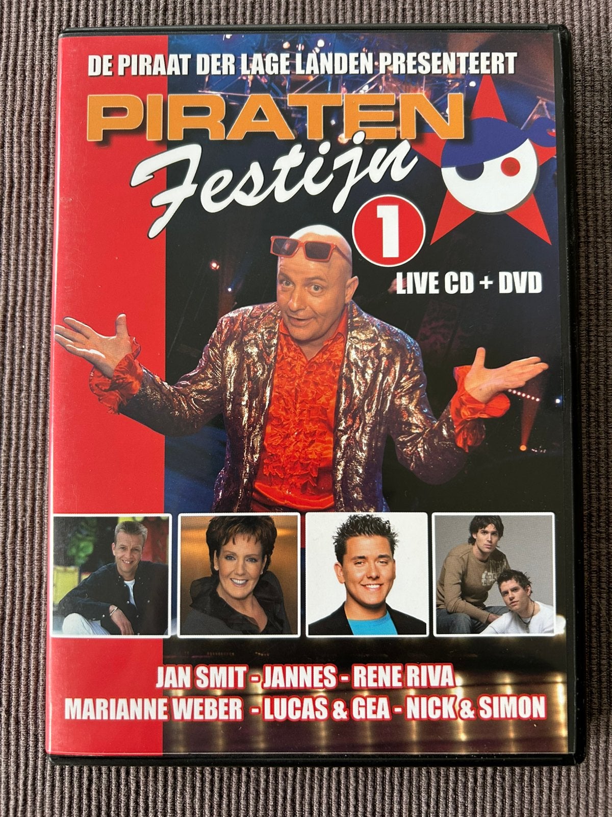Piraten festijn 1 - CD + DVD, Alle leeftijden, Ophalen of Verzenden, Zo goed als nieuw, Concert