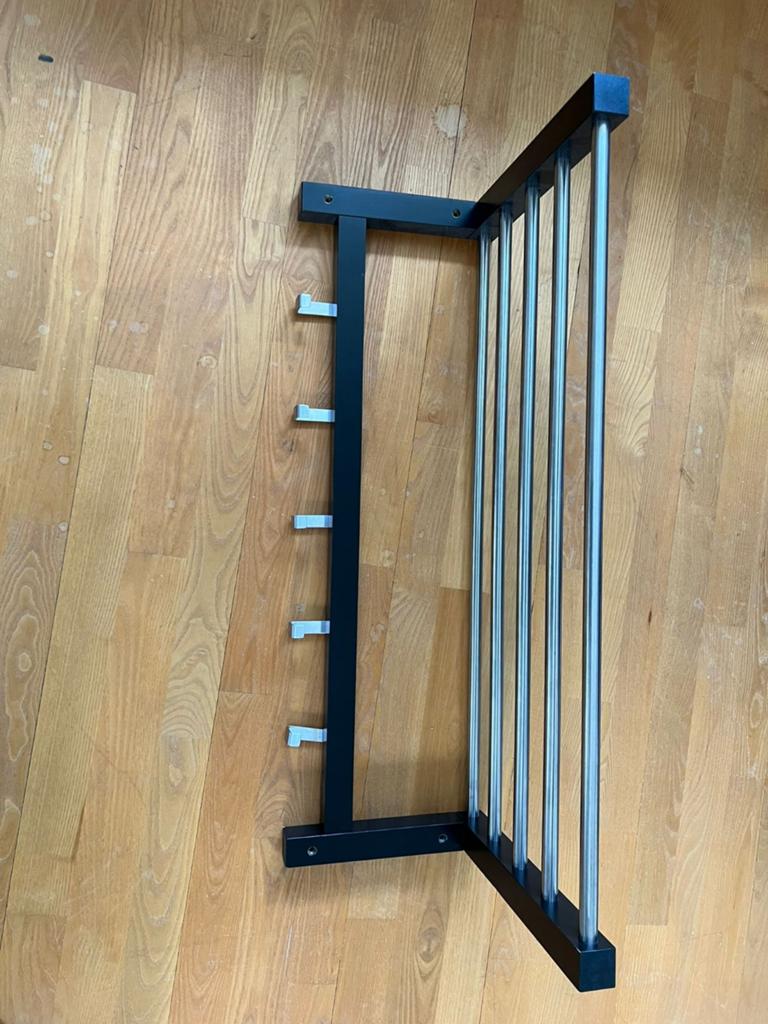 Ikea kapstok zwart, Zo goed als nieuw, Minder dan 100 cm, Metaal, Ophalen