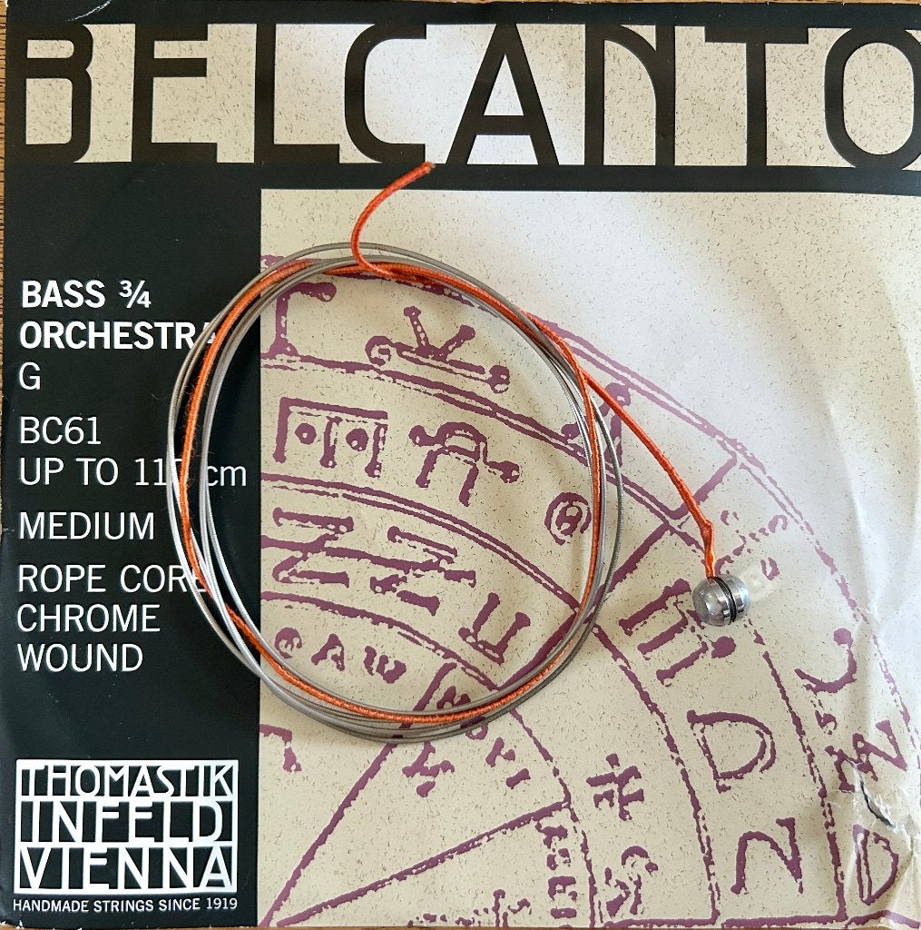 Set Thomastik belcanto voor contrabas (5 snaren), Ophalen, Gebruikt, Contrabas