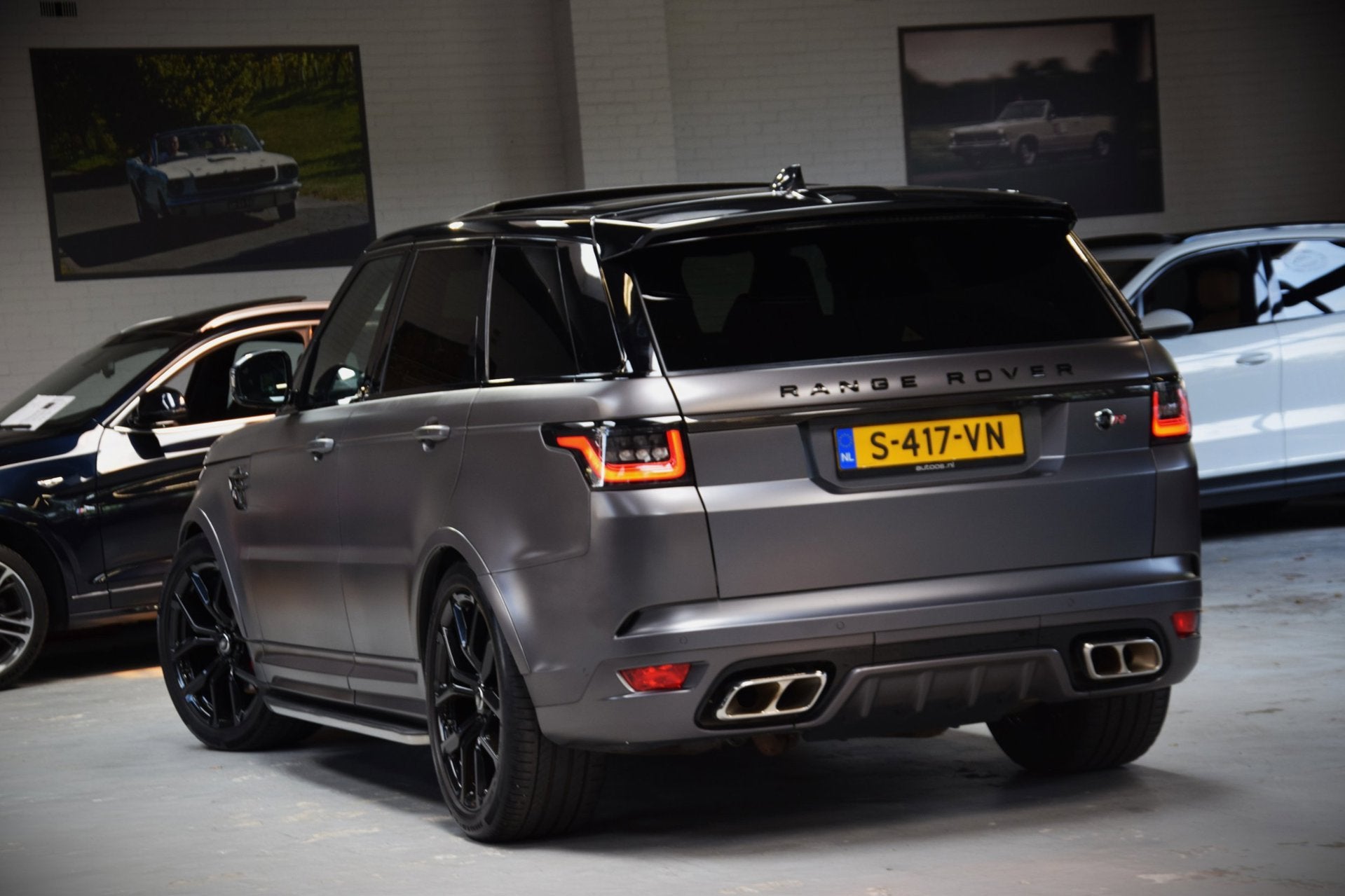 Land Rover Range Rover Sport 5.0 V8 SC SVR Leder|576pk!|Pano, Automaat, Gebruikt, 3000 kg, Leder