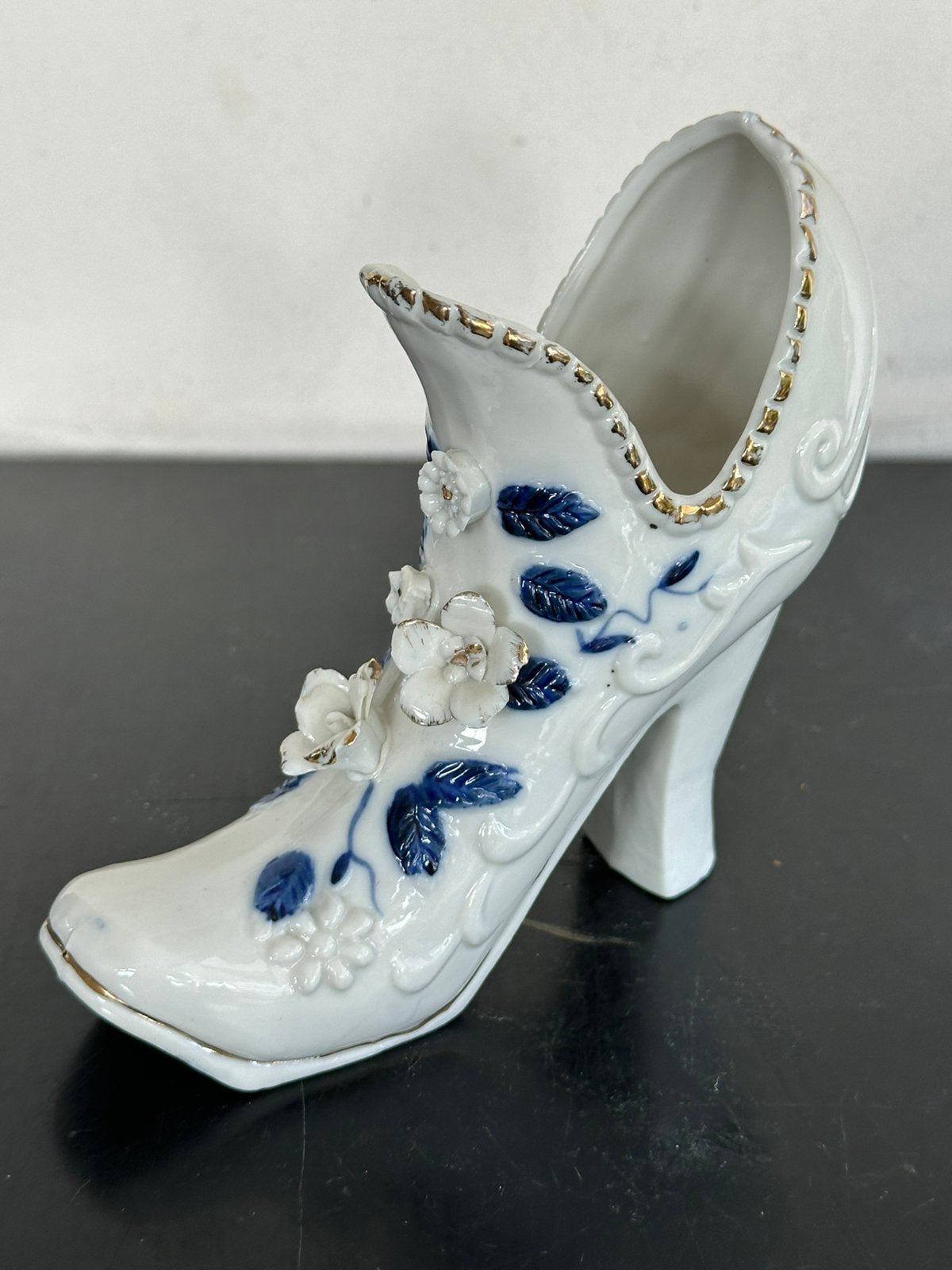 Oud porselein Laars / muil Victoriaanse stijl 12 cm, Ophalen of Verzenden, Gebruikt, Overige typen