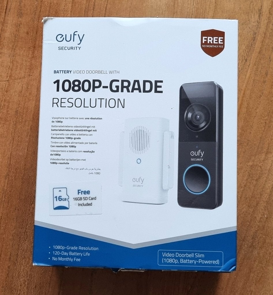 Eufy 1080P Grade videodeurbel, Ophalen, Gebruikt, Draadloos