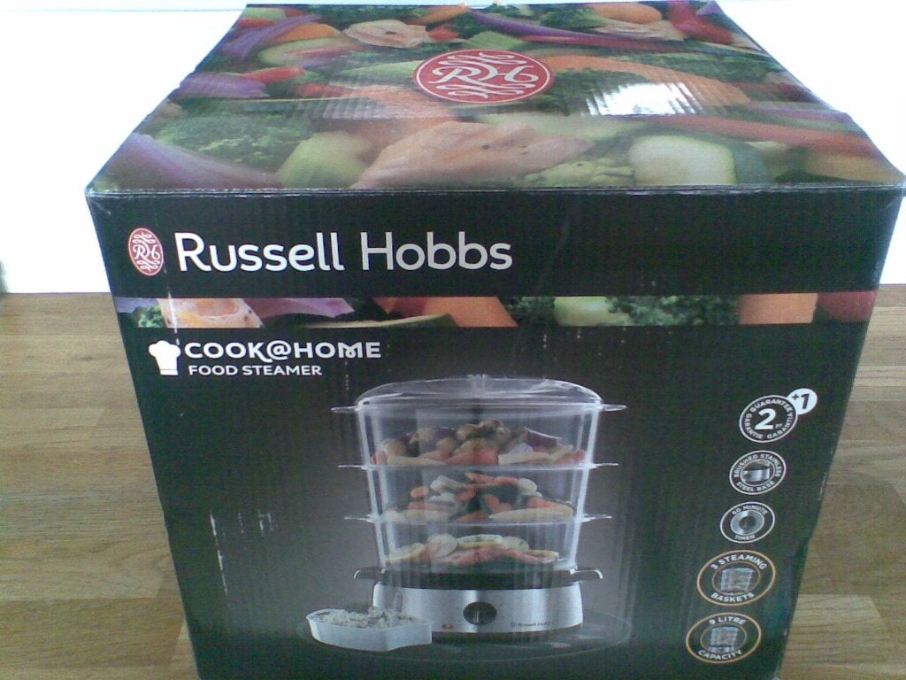 Russel Hobbs Foodsteamer ZGAN, Witgoed en Apparatuur, Slowcookers, Ophalen of Verzenden, Timer, Zo goed als nieuw