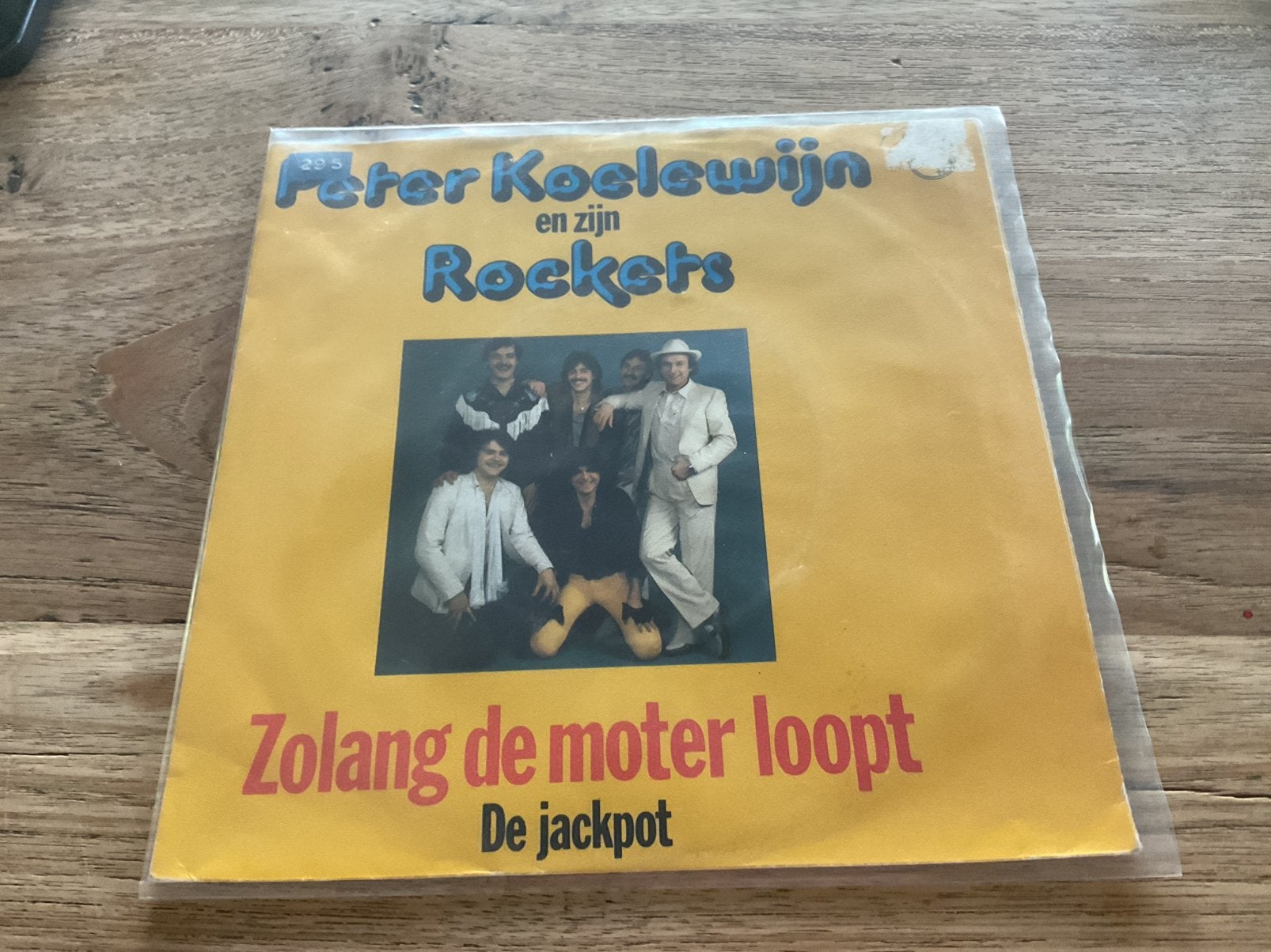 Peter Koelewijn en zijn Rockets, Zolang de motor loopt, Cd's en Dvd's, Vinyl Singles, Ophalen of Verzenden, Zo goed als nieuw