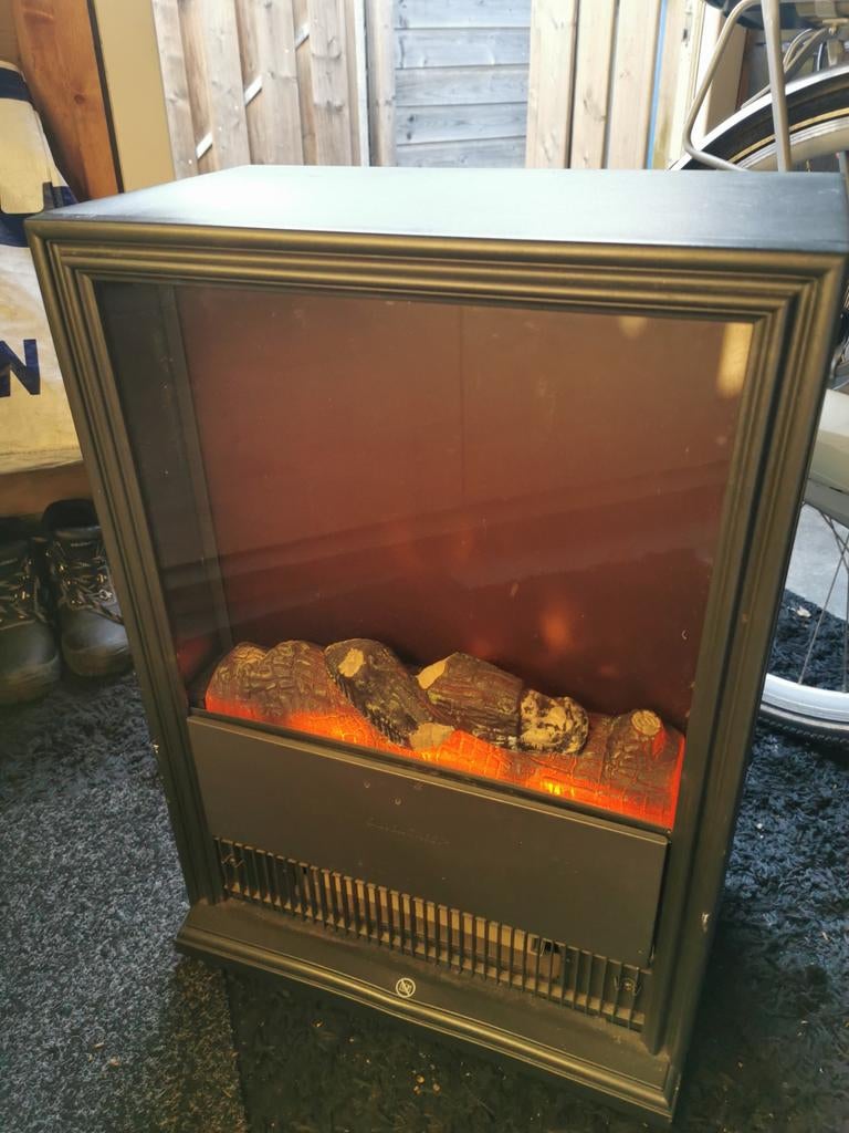 Electrische vrijstaande haard verwarming, Ophalen, Vrijstaande haard, Elektrische haard