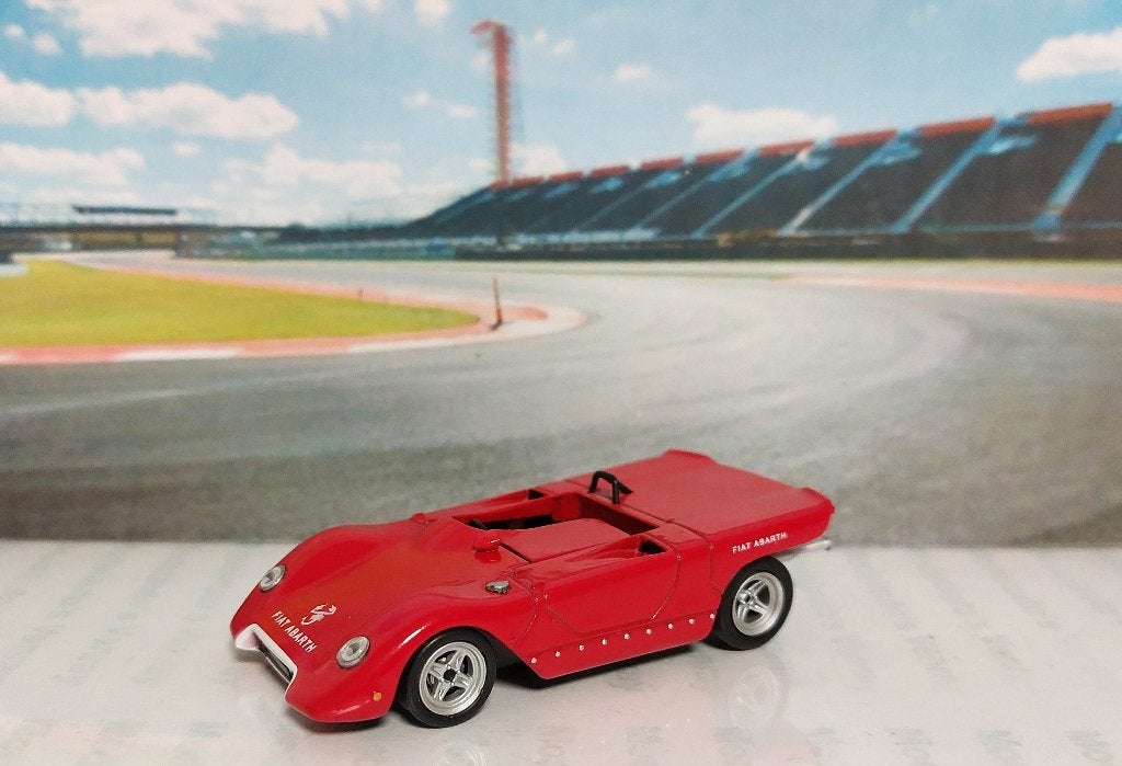 1:43 Fiat Abarth 1000 Biposto Corsa (SE018) 1970; Metro, Hobby en Vrije tijd, Ophalen of Verzenden, Gebruikt, Auto, Overige merken