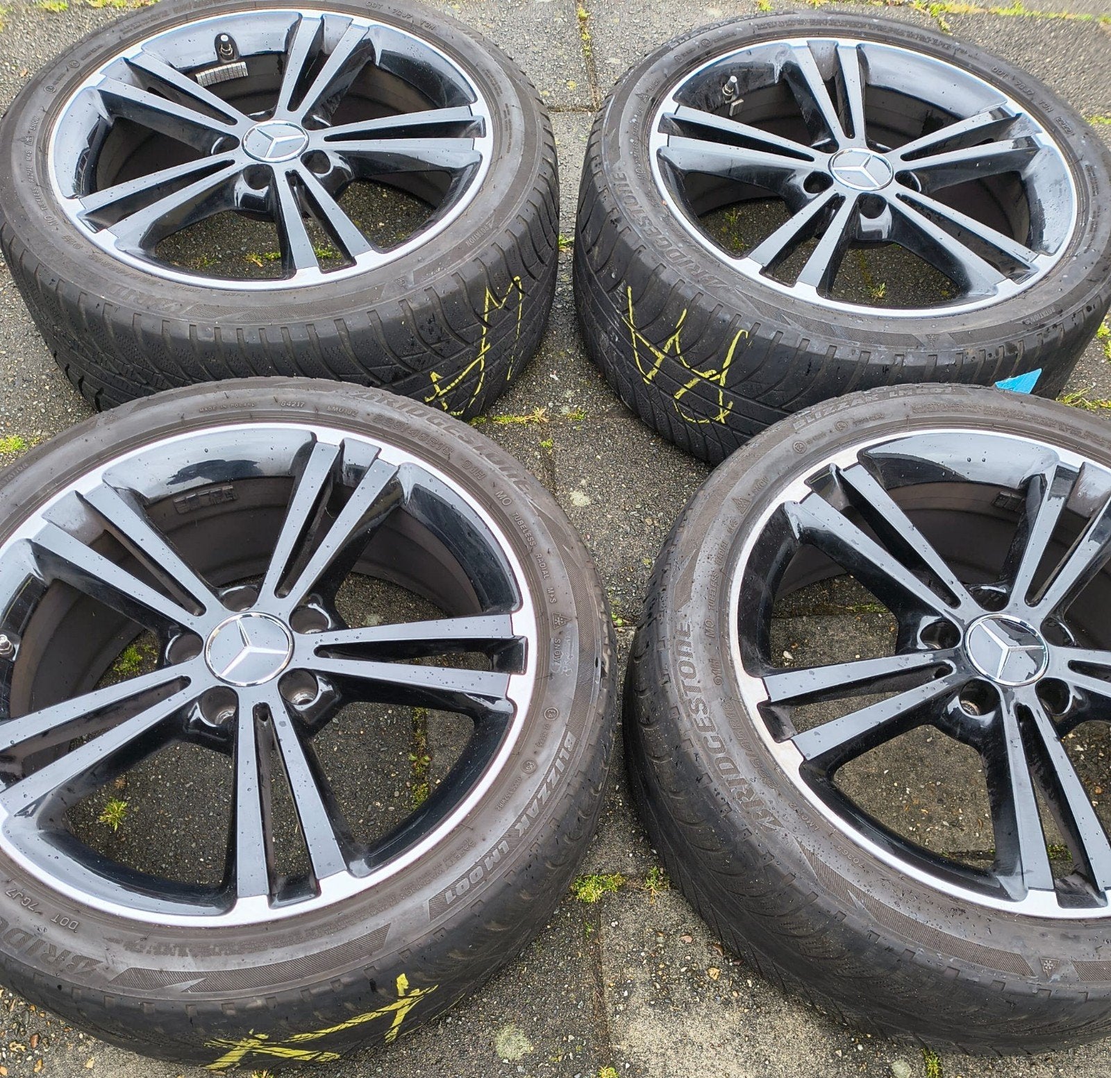 Mercedes velgen 18 inch 5x112 a klasse cla c klasse amg gla, Auto-onderdelen, Ophalen, Gebruikt, Mercedes-Benz