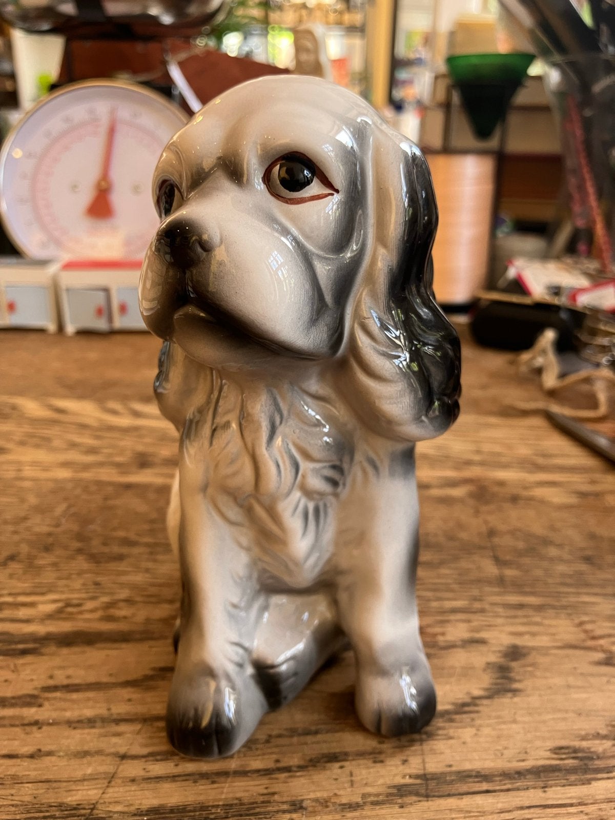 Vintage Keramiek Hond Beeldje - Cocker Spaniël, Ophalen of Verzenden, Gebruikt, Dier