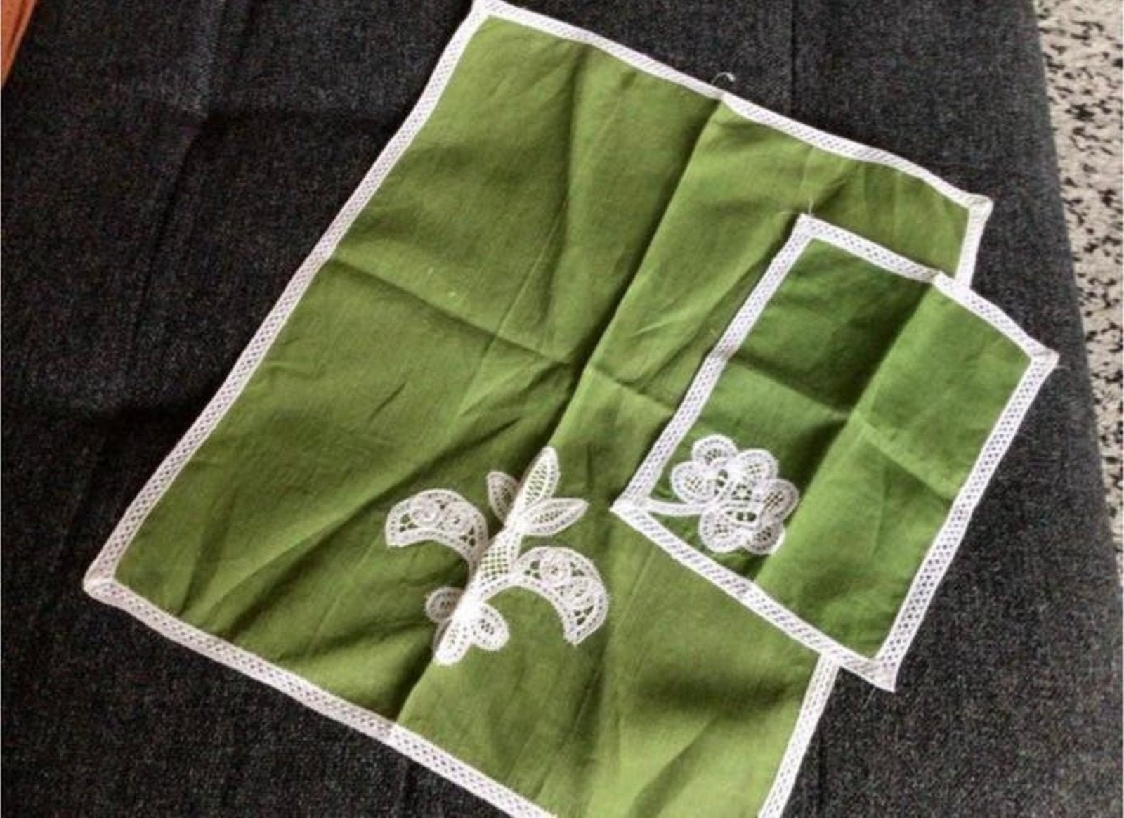 Katoen Kloskant Kleedjes 🌺. zie info, Ophalen of Verzenden