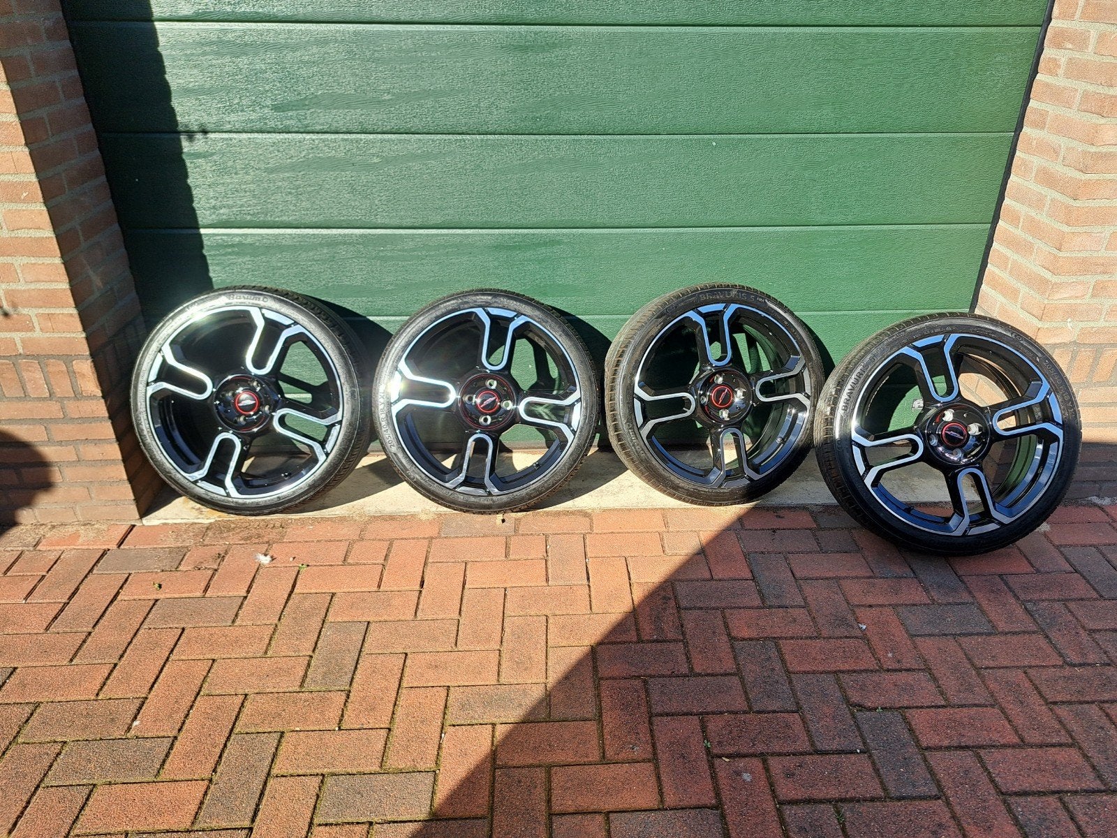 Nieuwe 18inch john works replica 4x100 mini velgenset, Ophalen, Nieuw