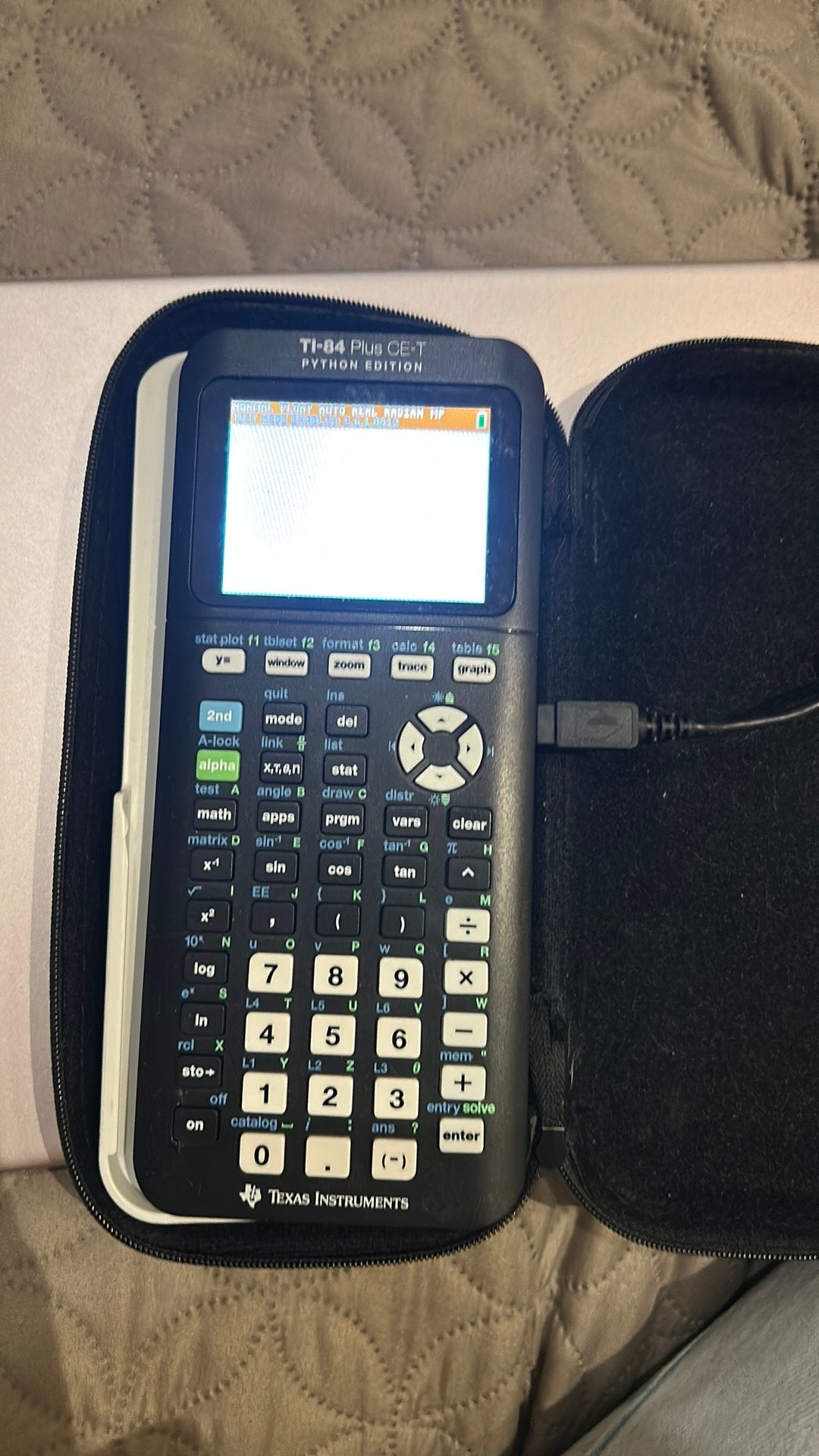 Grafische rekenmachine TI-84 Plus CE-T Python Edition, Ophalen of Verzenden, Grafische rekenmachine, Zo goed als nieuw